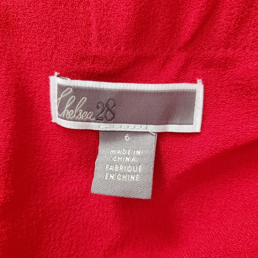 Chelsea 28 Off the Shoulder Red Dress - Picture 8 of 11